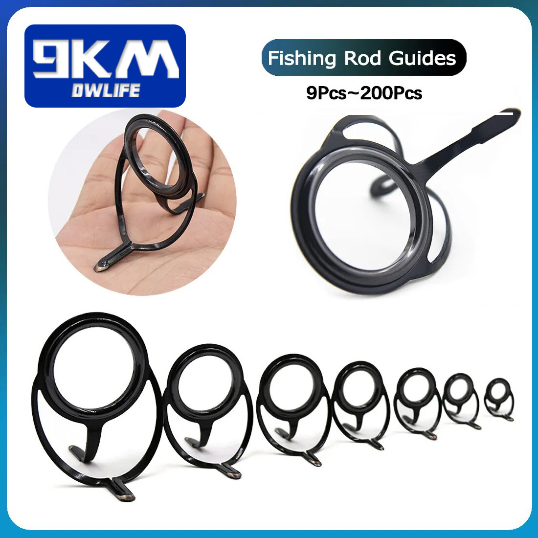 Fishing Rod Repair Kit - Zestaw naprawczy wędki Elementy konstrukcyjne wędki